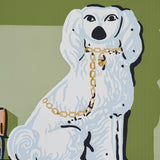 Schumacher Natalie’S Library Celadon Wallpaper - Eade's Wallpaper