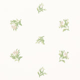 Schumacher Margie Floral Gris Wallpaper - Eade's Wallpaper