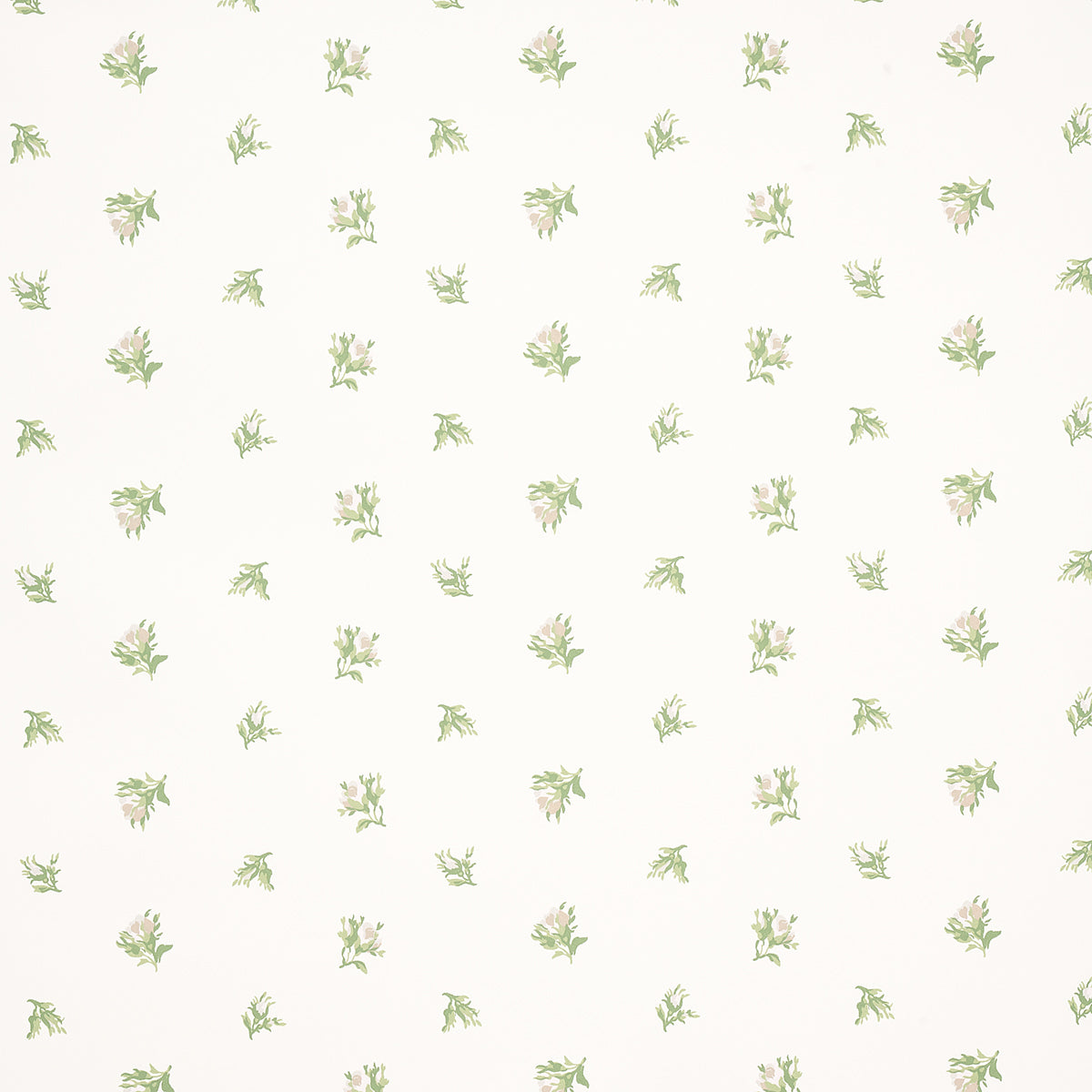 Schumacher Margie Floral Gris Wallpaper - Eade's Wallpaper