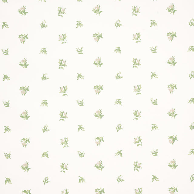 Schumacher Margie Floral Gris Wallpaper - Eade's Wallpaper