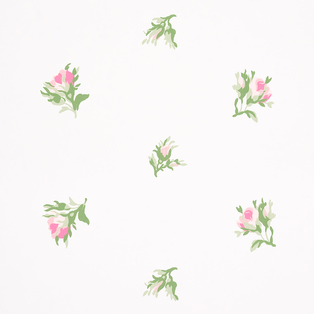 Schumacher Margie Floral Rose Wallpaper - Eade's Wallpaper