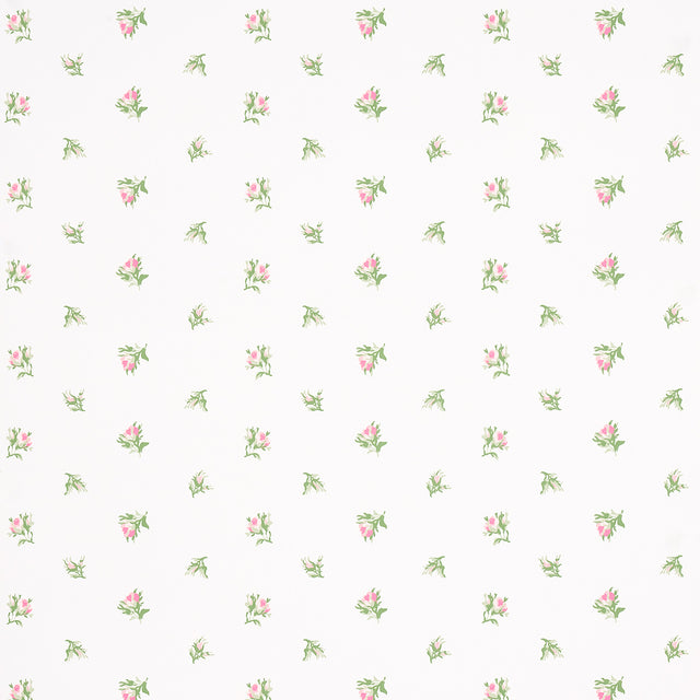 Schumacher Margie Floral Rose Wallpaper - Eade's Wallpaper