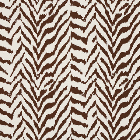 Schumacher Quincy Cocoa Wallpaper - Eade's Wallpaper
