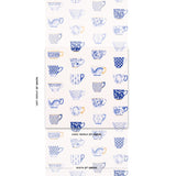 Schumacher Onie'S Teacups Porcelin Wallpaper - Eade's Wallpaper