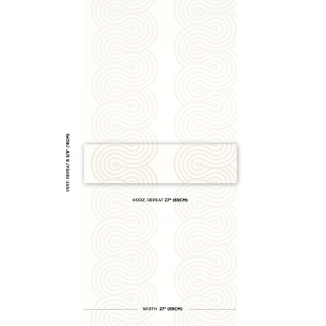 Schumacher Giraldi Pumice Wallpaper