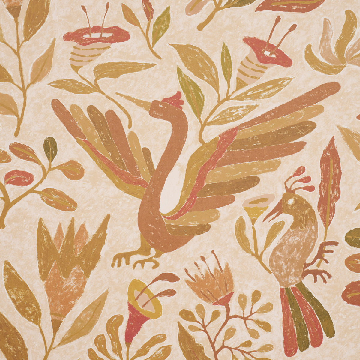 Schumacher 5014833 CANOPY in SPICE Wallpaper - PERENNIAL FAV