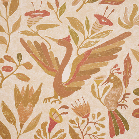 Schumacher 5014833 CANOPY in SPICE Wallpaper - PERENNIAL FAV