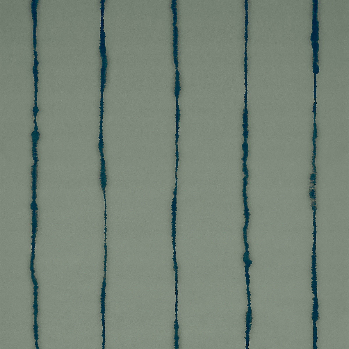 Schumacher Ephemera Teal Gray Wallpaper
