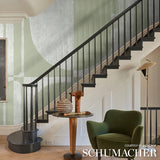 Schumacher The Cloisters Panel Set Soft Green Wallpaper - Eade's Wallpaper