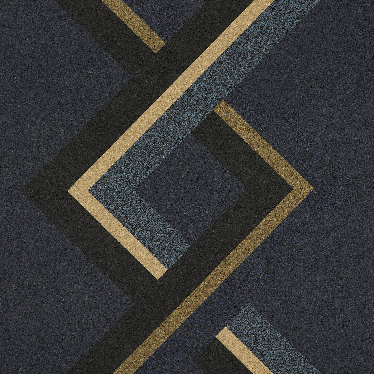 Schumacher Mah Jong River Blue Wallpaper - Eade's Wallpaper