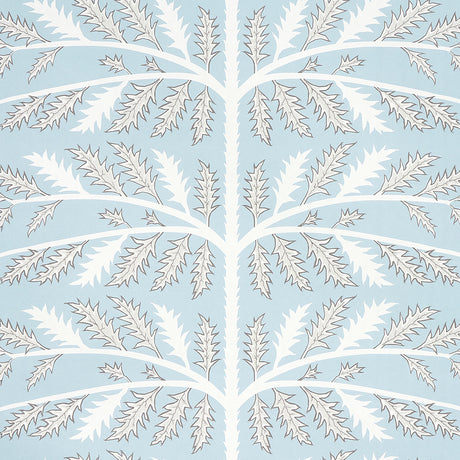 Schumacher Thistle Mineral Wallpaper - Eade's Wallpaper