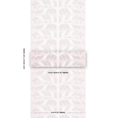 Schumacher Thistle Rose Wallpaper - Eade's Wallpaper