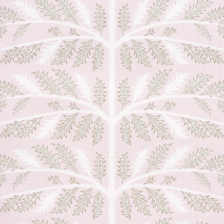 Schumacher Thistle Rose Wallpaper - Eade's Wallpaper