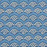 Schumacher Pollen French Blue Wallpaper - Eade's Wallpaper