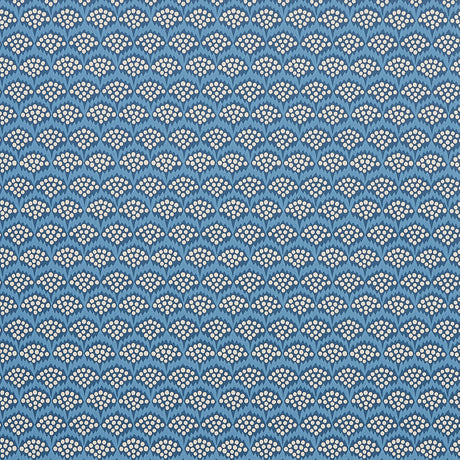 Schumacher Pollen French Blue Wallpaper - Eade's Wallpaper