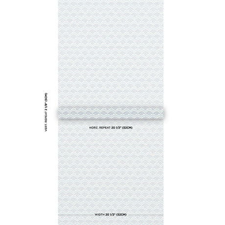 Schumacher Pollen Delft Wallpaper - Eade's Wallpaper