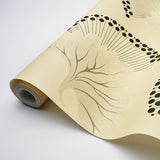 Schumacher Anemone Black & White Wallpaper