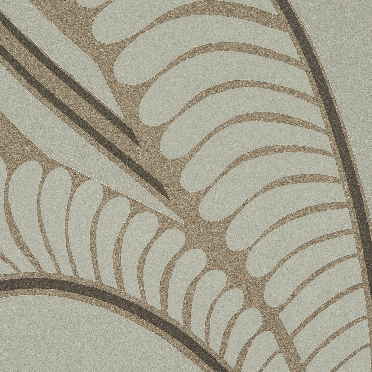 Schumacher Banana Leaf Tobacco Wallpaper