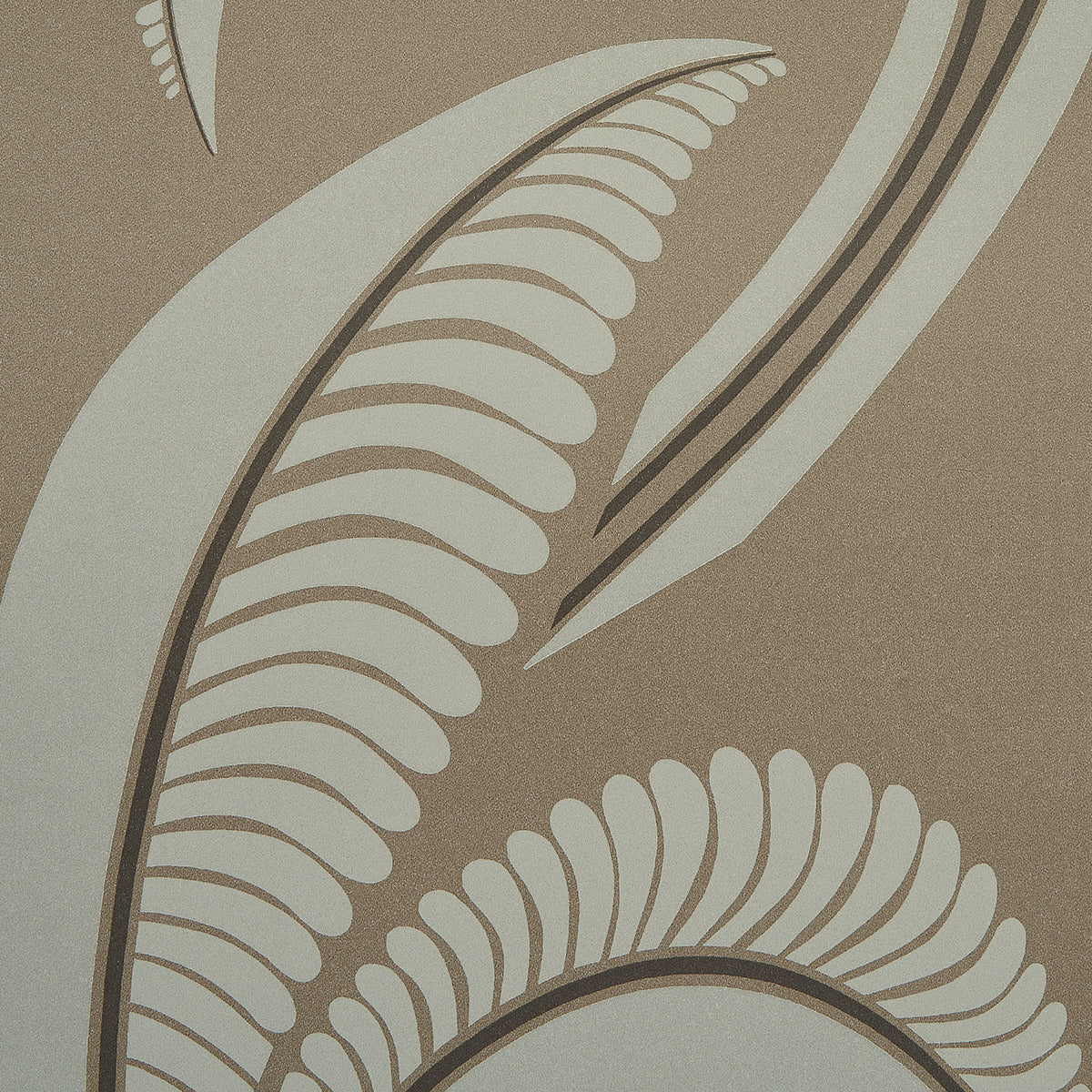 Schumacher Banana Leaf Tobacco Wallpaper