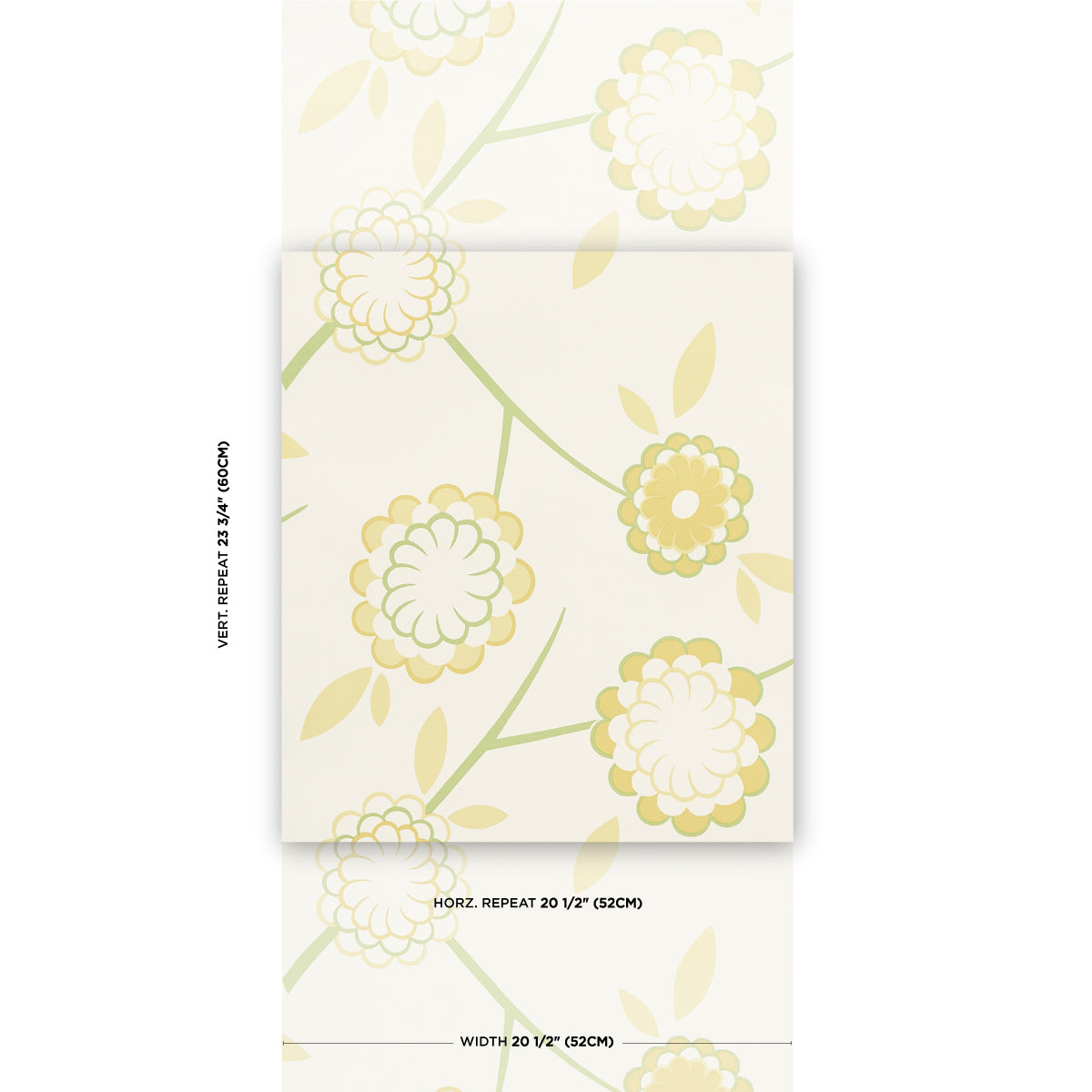 Schumacher Birdtree Mimosa Wallpaper