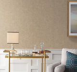 York 5014 Tabby Weave Texture Beige Wallpaper