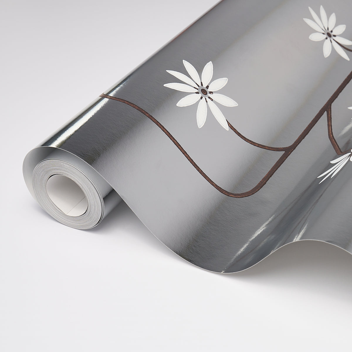 Schumacher Hollywood Grape Aluminum Wallpaper