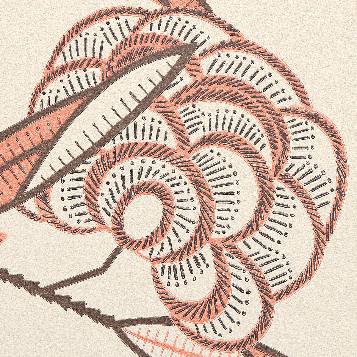 Schumacher Jacob'S Tree Old Rose Wallpaper