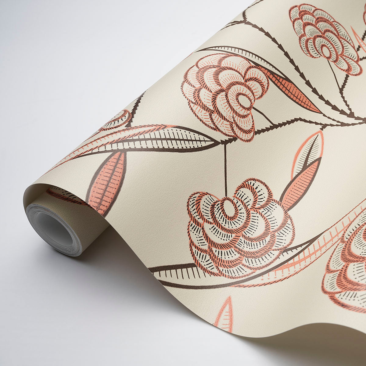 Schumacher Jacob'S Tree Old Rose Wallpaper