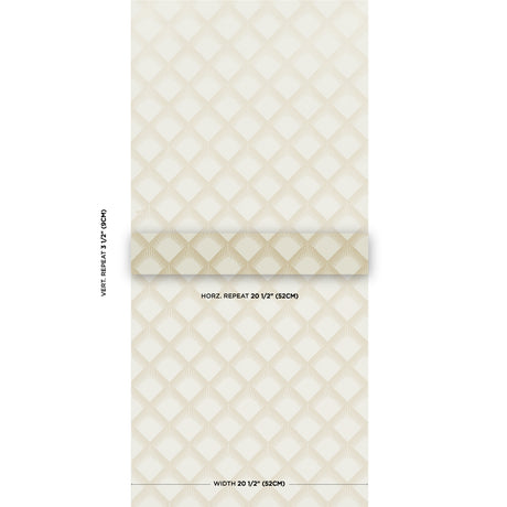 Schumacher Maize Soft Gold Wallpaper - Eade's Wallpaper