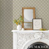 Schumacher Maize Soft Gold Wallpaper - Eade's Wallpaper