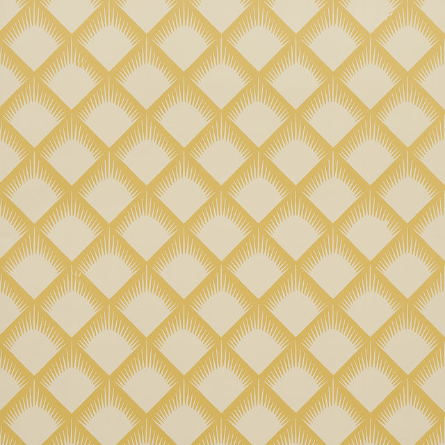 Schumacher Maize Mustard Wallpaper - Eade's Wallpaper