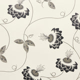 Schumacher Merlin Black & Cream Wallpaper - Eade's Wallpaper