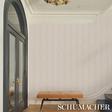 Schumacher Zebra Stone White Wallpaper