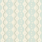Schumacher Centipede Stripe Icing Blue Wallpaper