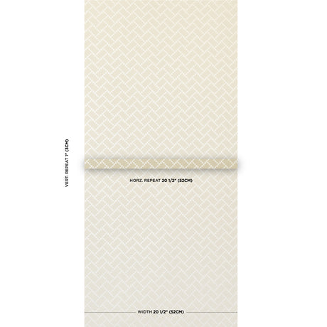 Schumacher Parterre Gold Wallpaper - Eade's Wallpaper