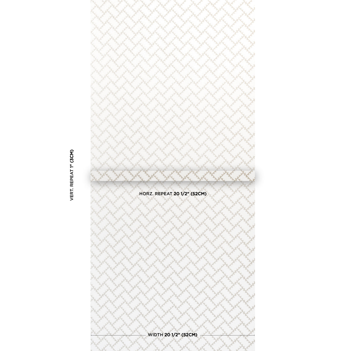 Schumacher Parterre Silver Wallpaper - Eade's Wallpaper