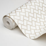 Schumacher Parterre Silver Wallpaper - Eade's Wallpaper
