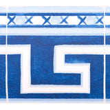 Schumacher Azulejos Border Azure Wallpaper