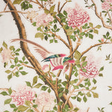 Schumacher Les Oiseaux Panel Set Ivory Wallpaper