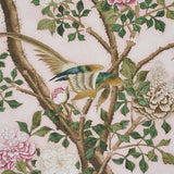 Schumacher Les Oiseaux Panel Set Blush Wallpaper - Eade's Wallpaper