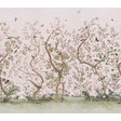 Schumacher Les Oiseaux Panel Set Blush Wallpaper - Eade's Wallpaper