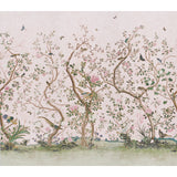 Schumacher Les Oiseaux Panel Set Blush Wallpaper - Eade's Wallpaper