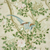 Schumacher Les Oiseaux Panel Set Parchment Wallpaper