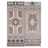 Schumacher Shell Grotto Panel A Onyx Multi Wallpaper - Eade's Wallpaper
