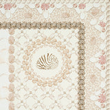 Schumacher Shell Grotto Panel A Sand Wallpaper - Eade's Wallpaper