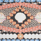 Schumacher Shell Grotto Panel B Onyx Multi Wallpaper - Eade's Wallpaper