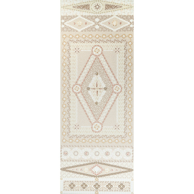 Schumacher Shell Grotto Panel B Sand Wallpaper - Eade's Wallpaper