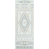 Schumacher Shell Grotto Panel B Seafoam Wallpaper