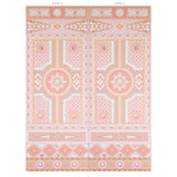 Schumacher Shell Grotto Panel A Coral Wallpaper - Eade's Wallpaper