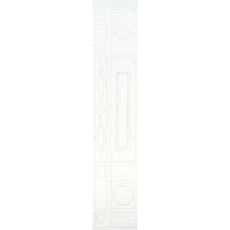 Schumacher Swedish Manor Panel B White Wallpaper - Eade's Wallpaper
